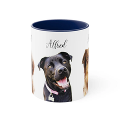 Custom Mug From Photo, Christmas Gift For Pet Parents, Dog Lover Gift, Digital Pet Portrait, Pet Painting, Coffee Mug, Dog Dad Gift, Cat Dad