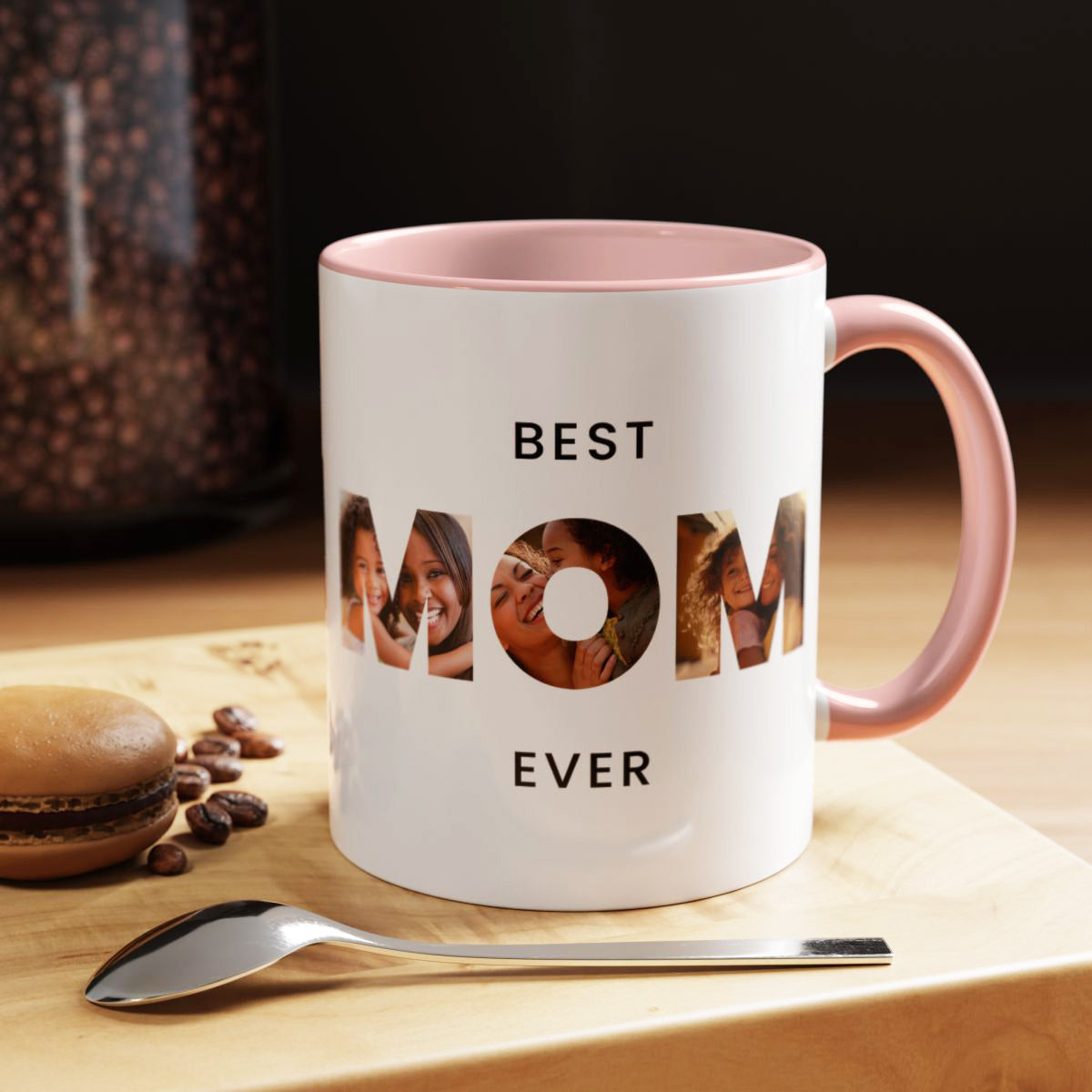 Personalized Holding Grandma‘s Hand 3D Inflated Effect Mug, Custom Grandkid Names Mug, Mother's Day Gift for Nana, Our Hearts Mug 11oz