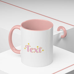 Custom Stars Mug, Your Words Here Mug, Personalized Text Mug, Customizable Text Mug, Put Your Text Here, Custom Mug, Custom Stars Mug 11oz