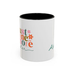 Personalized Just One More Chapter Mug, Custom Floral Book Coffee, Reading Teacher Mug, Bookish Mug, Teacher Mug, Cute Book Lover Gift 11oz