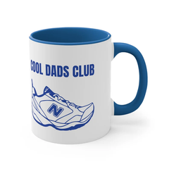 New Balance Cool Dads Club Coffee Mug | Funny Dad Gift 11oz Mug | Fathers Day New Balance Dad Joke Cup