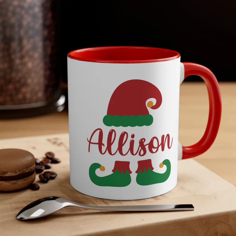 Santas Elves, Santa Elves, Santas Dwarf, Santa Dwarf Mug Merry Christmas Ceramic Mug 11oz
