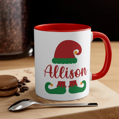 Santas Elves, Santa Elves, Santas Dwarf, Santa Dwarf Mug Merry Christmas Ceramic Mug 11oz