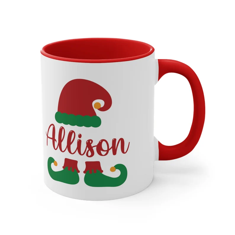 Santas Elves, Santa Elves, Santas Dwarf, Santa Dwarf Mug Merry Christmas Ceramic Mug 11oz